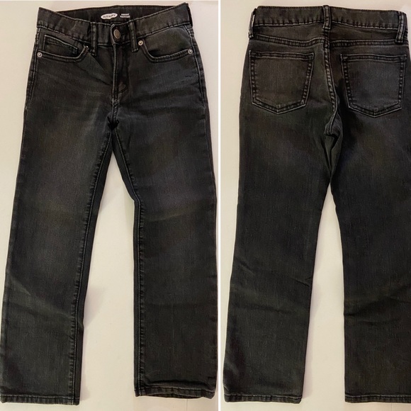 Old Navy Black Straight Jeans built in flex size 8 - Picture 4 of 4